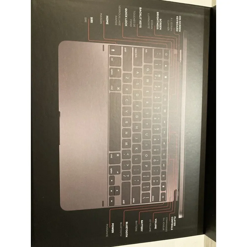 BRYDGE Wireless Keyboard & Magnetic Cover, IPAD PRO 12.9 2020 2018 3rd Gen
